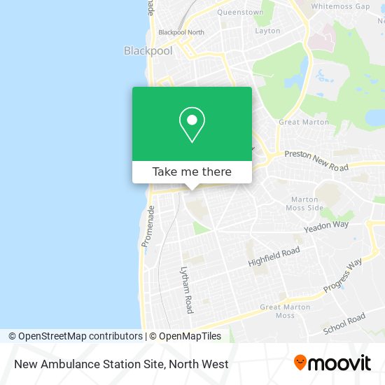 New Ambulance Station Site map