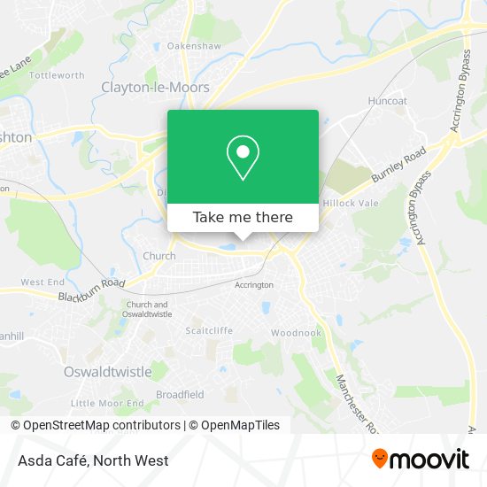 Asda Café map