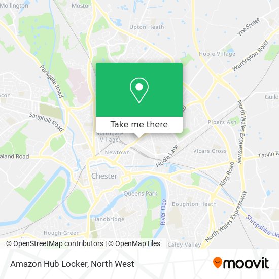 Amazon Hub Locker map