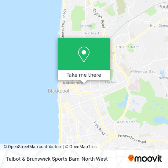 Talbot & Brunswick Sports Barn map
