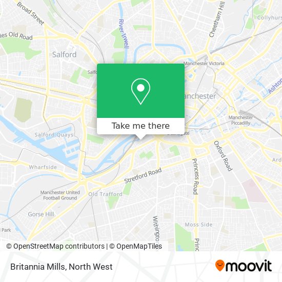 Britannia Mills map