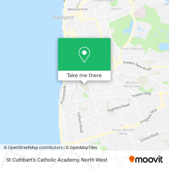 St Cuthbert's Catholic Academy map