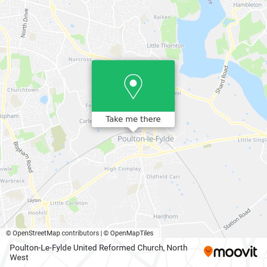 Poulton-Le-Fylde United Reformed Church map