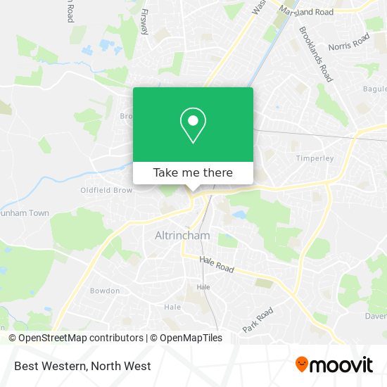 Best Western map