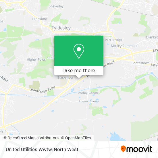 United Utilities Wwtw map