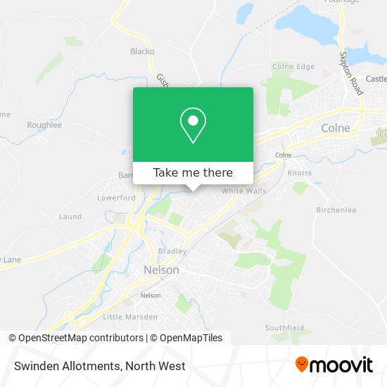Swinden Allotments map