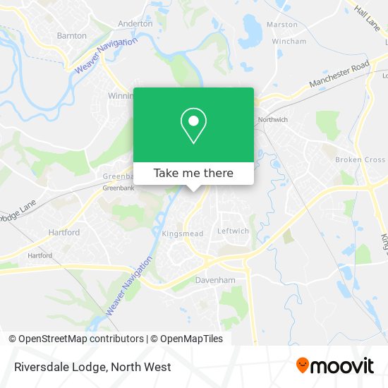 Riversdale Lodge map