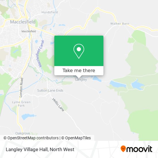 Langley Village Hall map