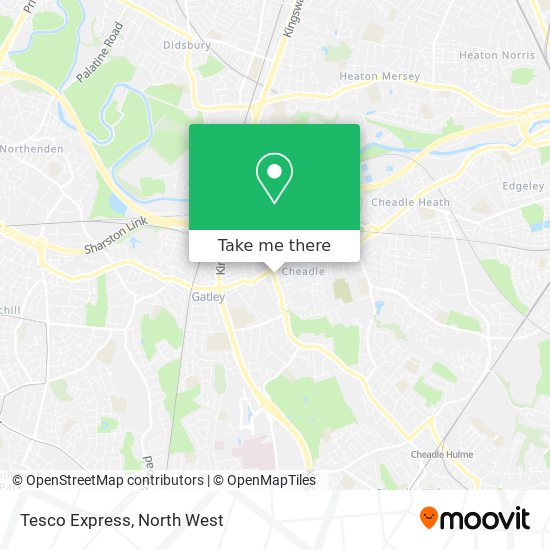 Tesco Express map