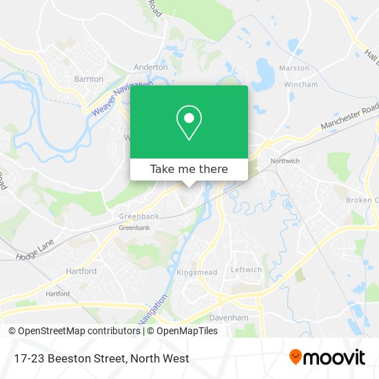 17-23 Beeston Street map