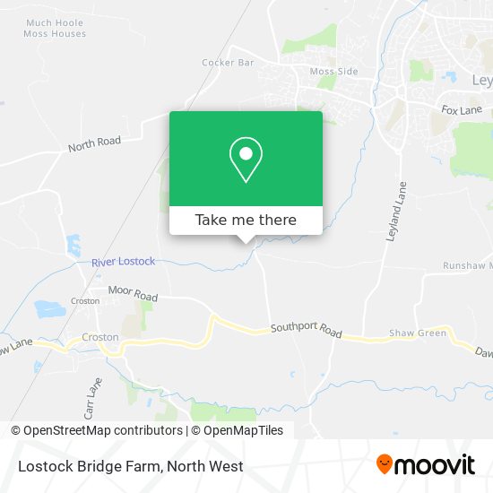 Lostock Bridge Farm map