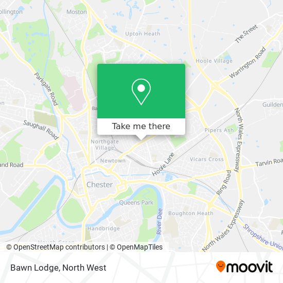 Bawn Lodge map