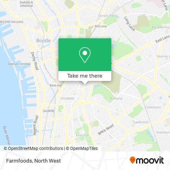 Farmfoods map
