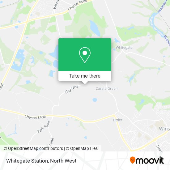 Whitegate Station map