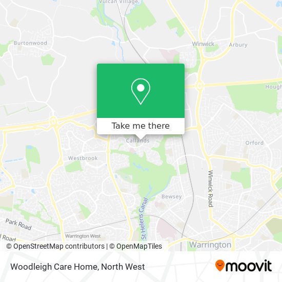 Woodleigh Care Home map