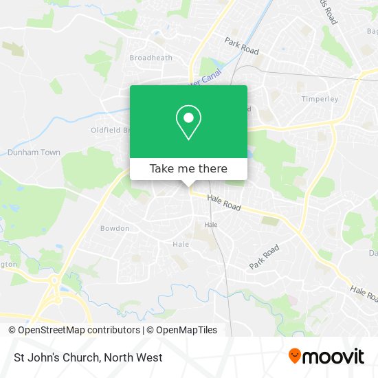 St John's Church map
