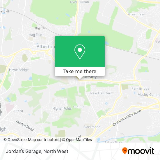 Jordan's Garage map