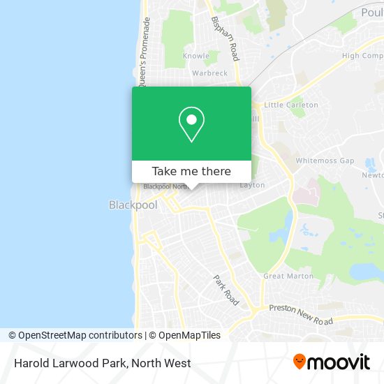 Harold Larwood Park map
