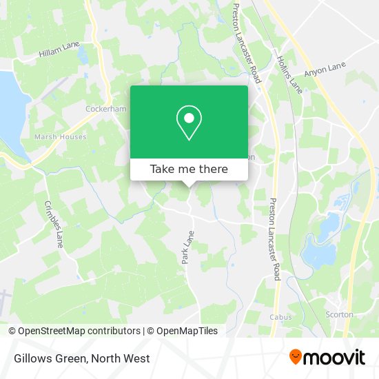 Gillows Green map