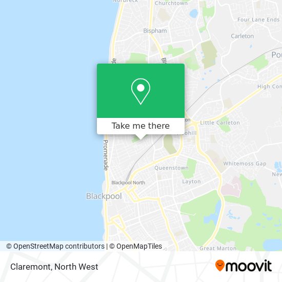 Claremont map
