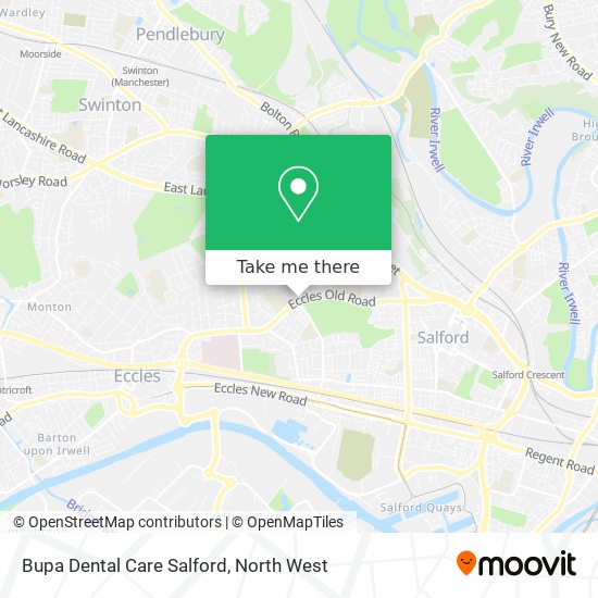 Bupa Dental Care Salford map