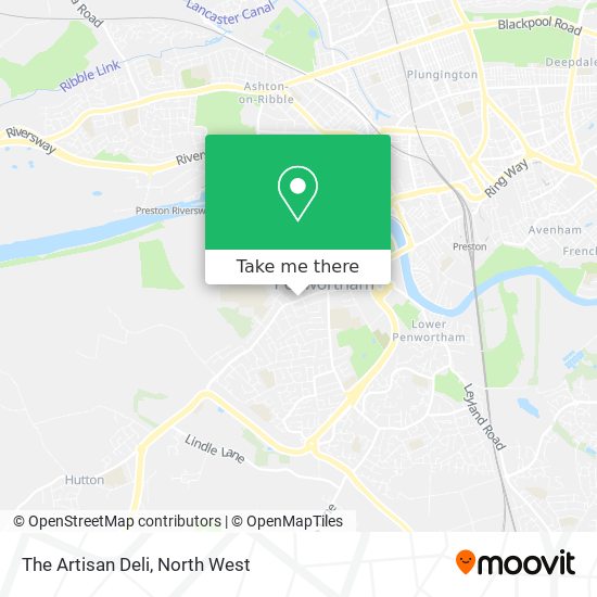 The Artisan Deli map