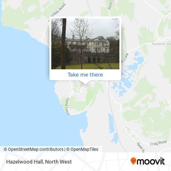 Hazelwood Hall map