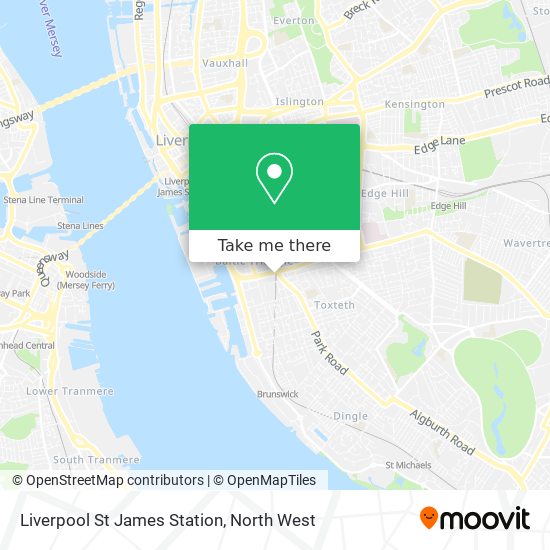 Liverpool St James Station map
