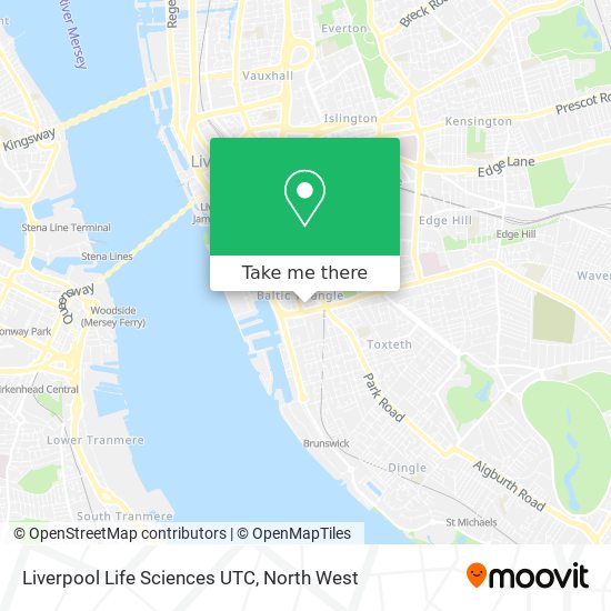 Liverpool Life Sciences UTC map