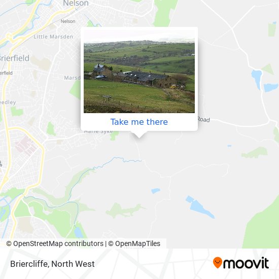 Briercliffe map