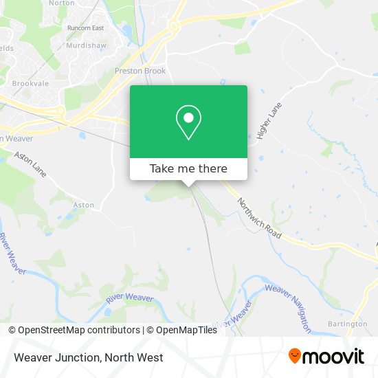 Weaver Junction map