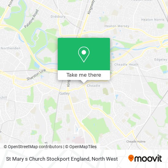 St Mary s Church Stockport England map