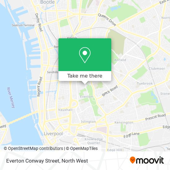 Everton Conway Street map