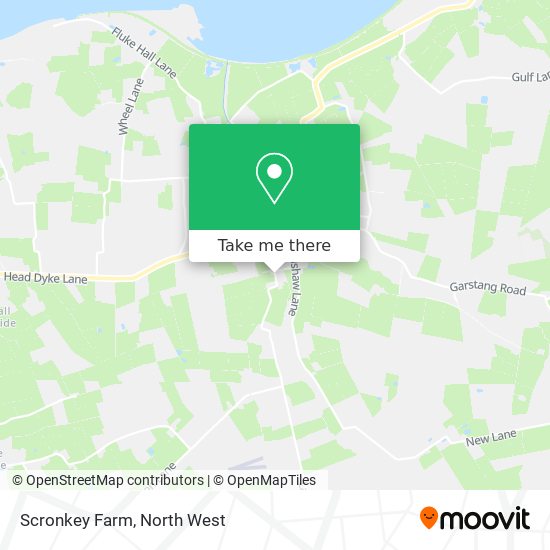 Scronkey Farm map