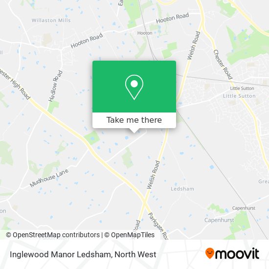 Inglewood Manor Ledsham map