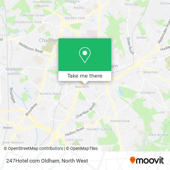 247Hotel com Oldham map