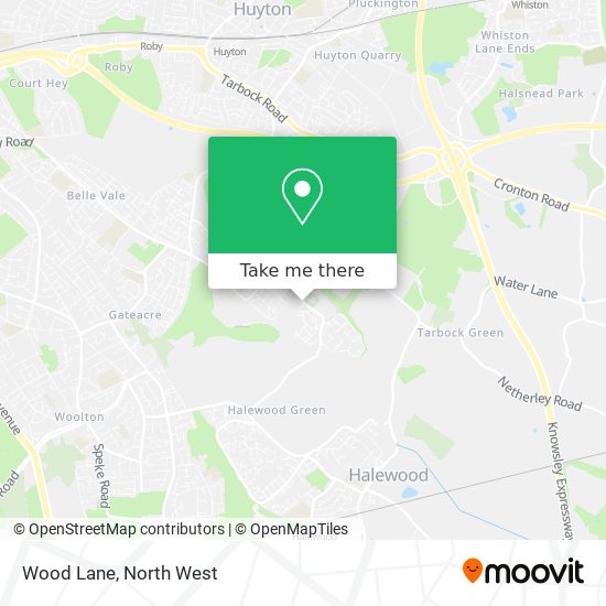 Wood Lane map