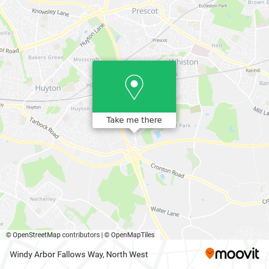Windy Arbor Fallows Way map
