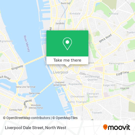 Liverpool Dale Street map