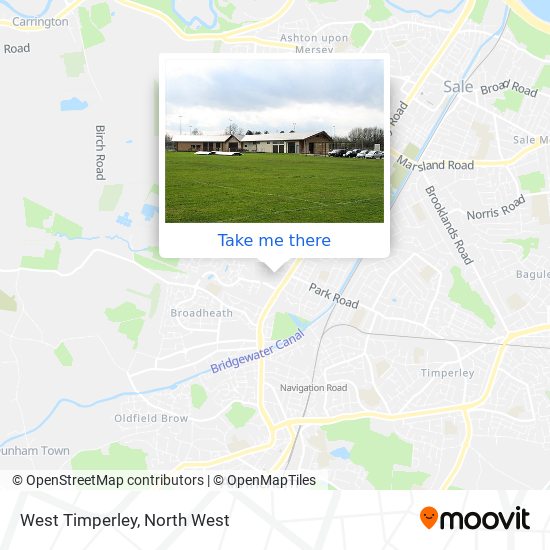 West Timperley map