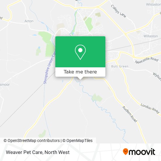 Weaver Pet Care map