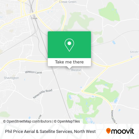 Phil Price Aerial & Satellite Services map