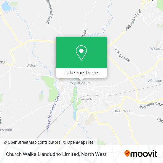 Church Walks Llandudno Limited map