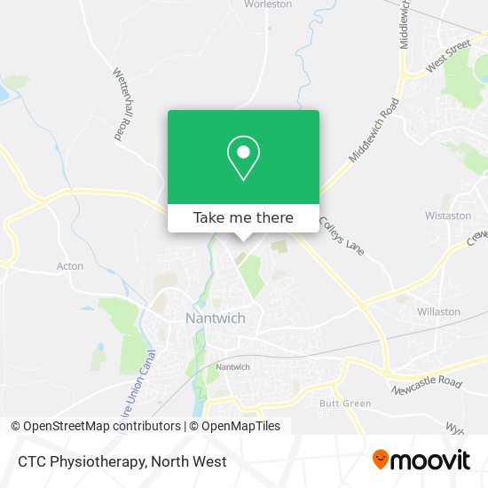 CTC Physiotherapy map