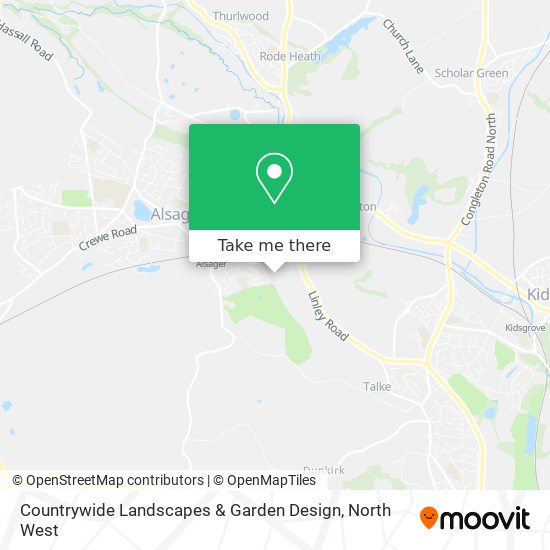 Countrywide Landscapes & Garden Design map