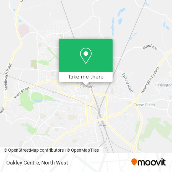 Oakley Centre map