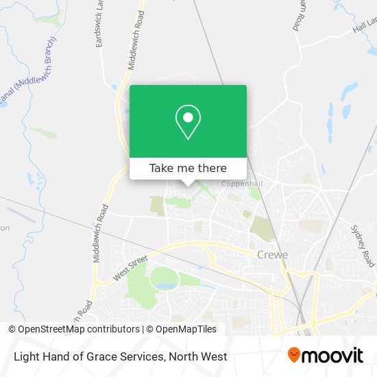 Light Hand of Grace Services map