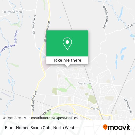 Bloor Homes Saxon Gate map