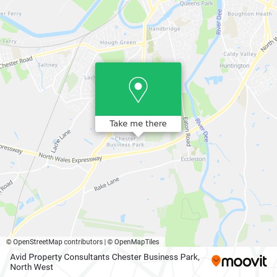 Avid Property Consultants Chester Business Park map