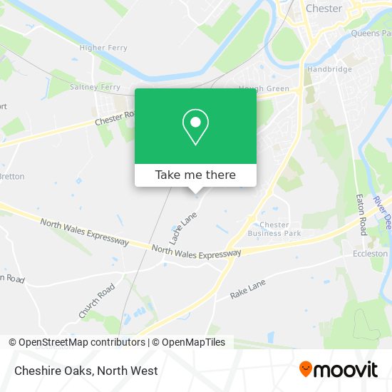 Cheshire Oaks map